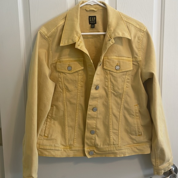 GAP Jackets & Blazers - Gap Denim Jean Jacket - XL Pale Yellow